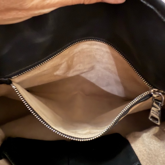 Authentic PRADA Black and Gray Camouflage Handbag and Crossbody - Picture 13 of 16